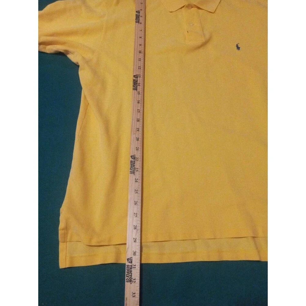 Ralph Lauren  Men's polo shirt, yellow Size 2X